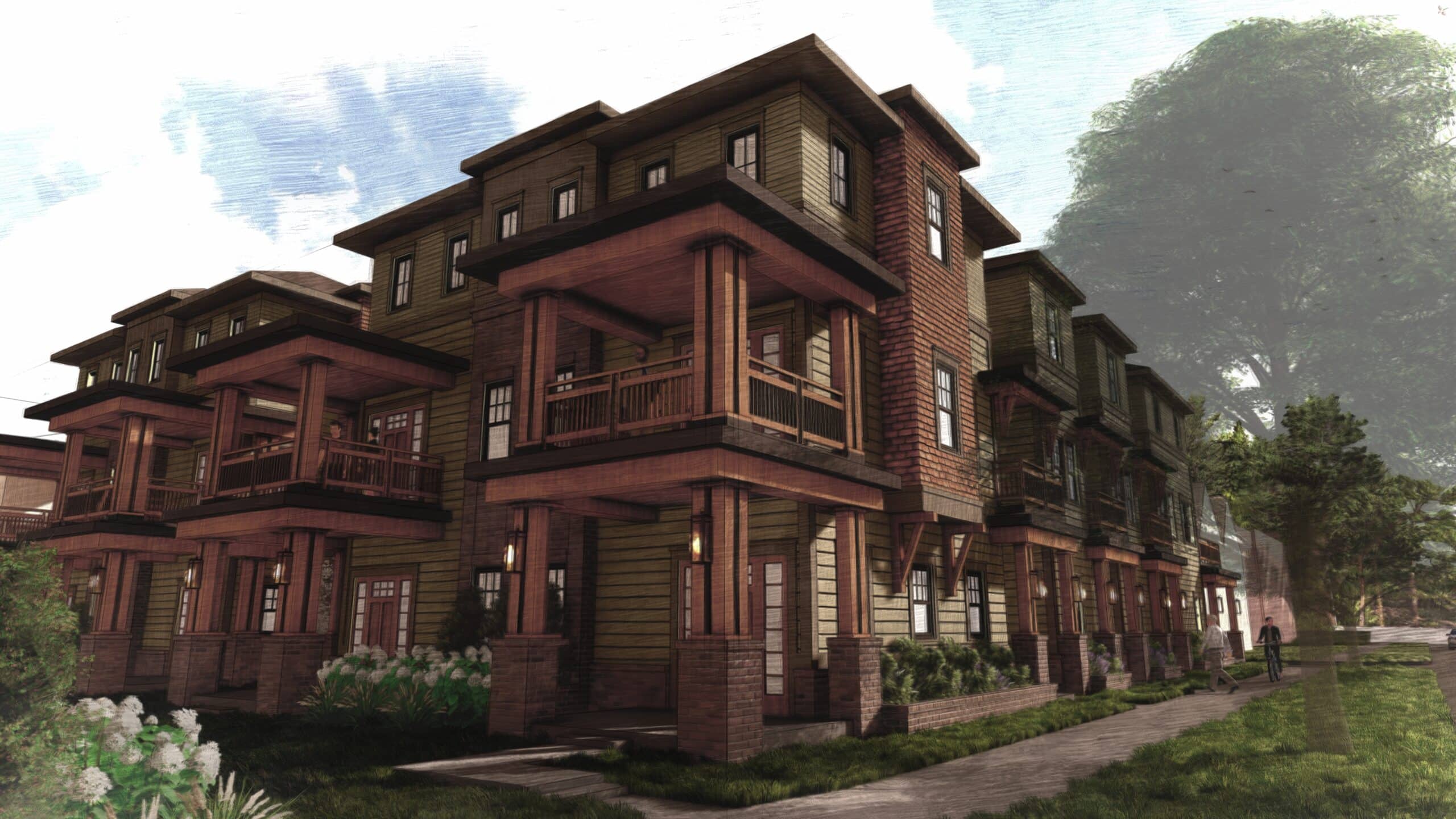1 - 325 EAST BOULEVARD TOWNHOMES - ROLAND ARCHITECTURE
